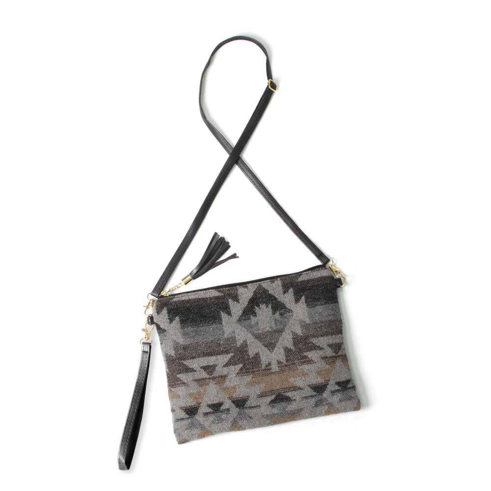 Aztec Crossbody or Wristlet style bag