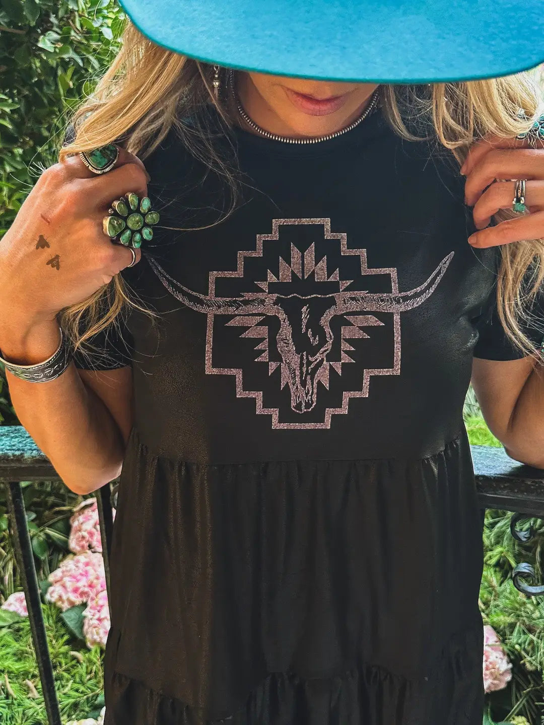 Black "Cisco Bull" Dress