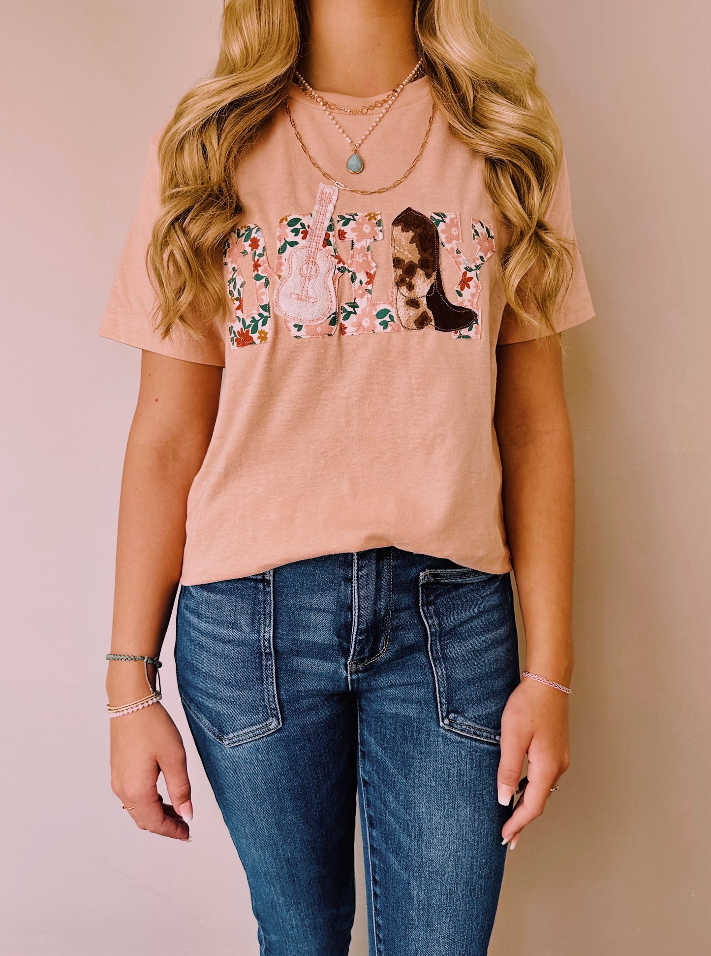 Dolly Parton Patchwork Tee