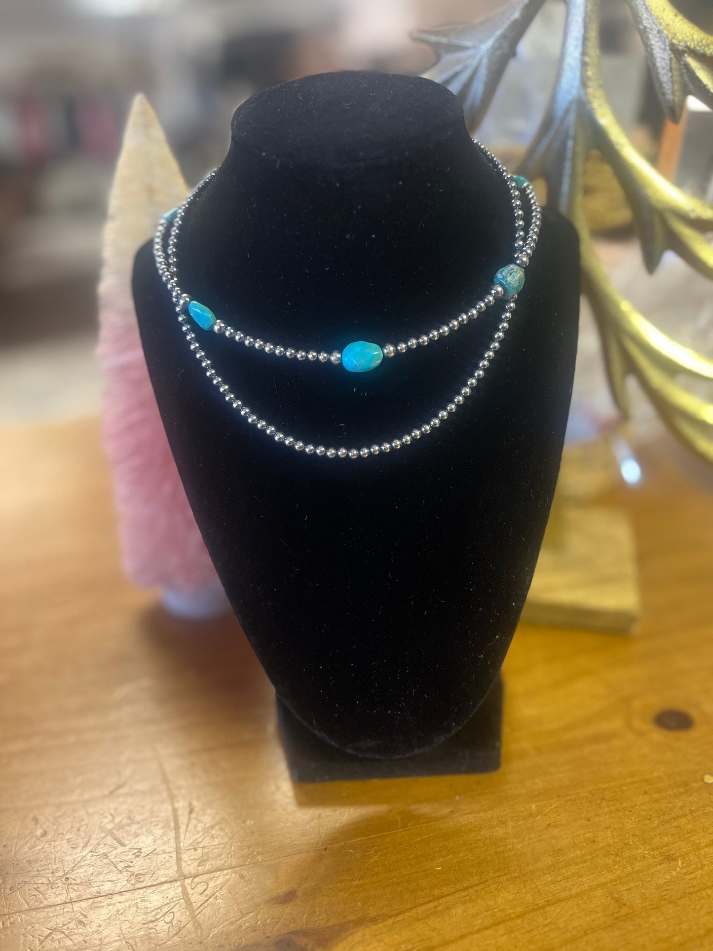 Authentic Navajo and Turquoise Choker