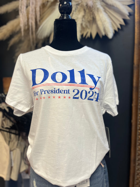 Dolly for President Graphic Tee