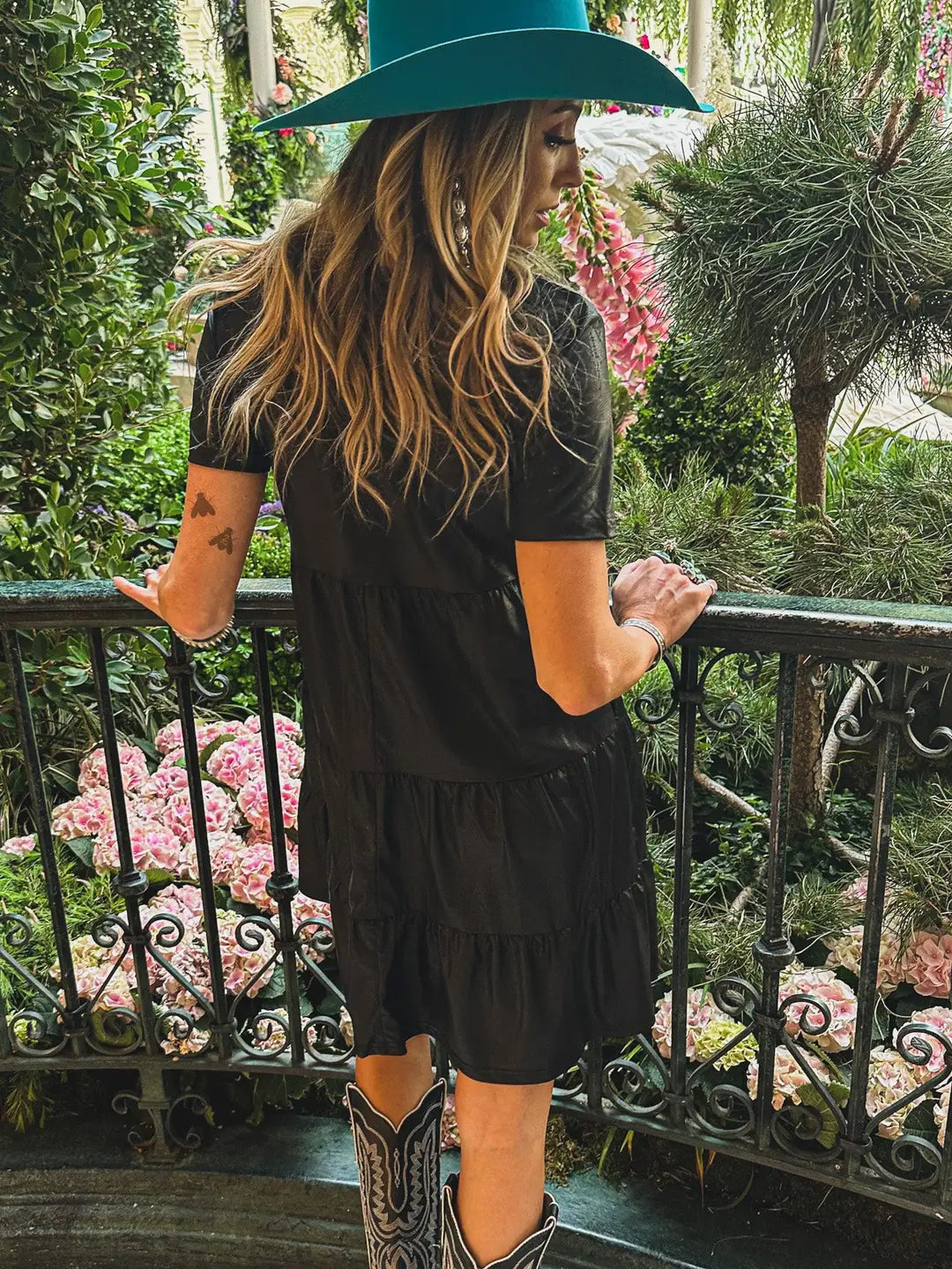 Black "Cisco Bull" Dress