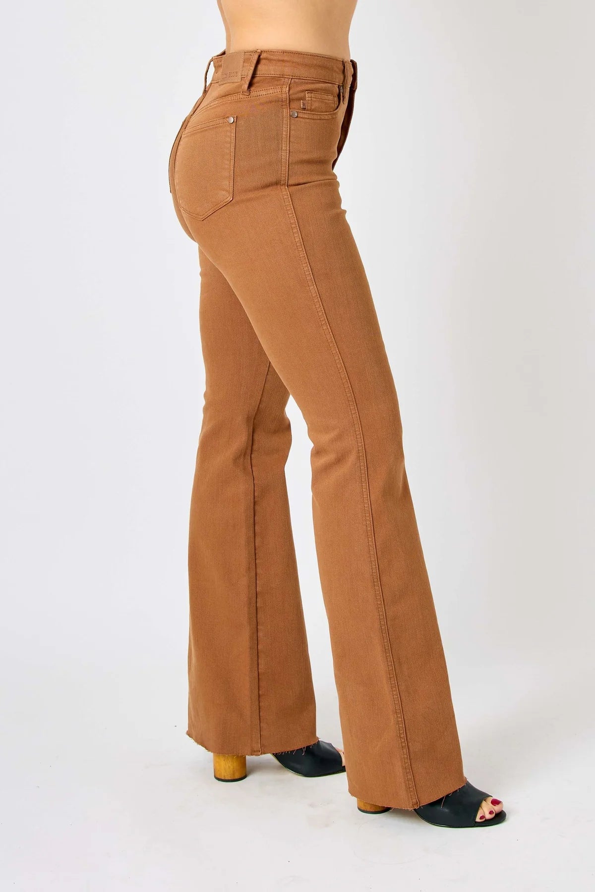 Tummy Control Judy Blue Flare in Brown