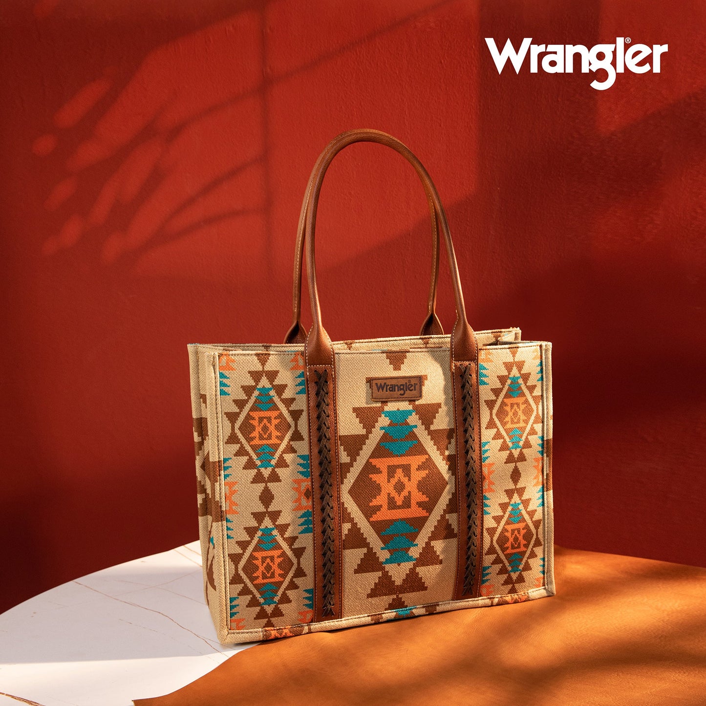 Wrangler Aztec Print Large Tote