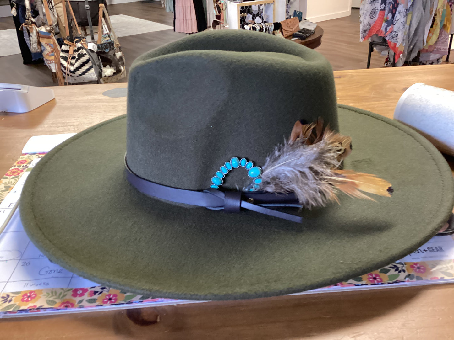 Olive Colored Hat