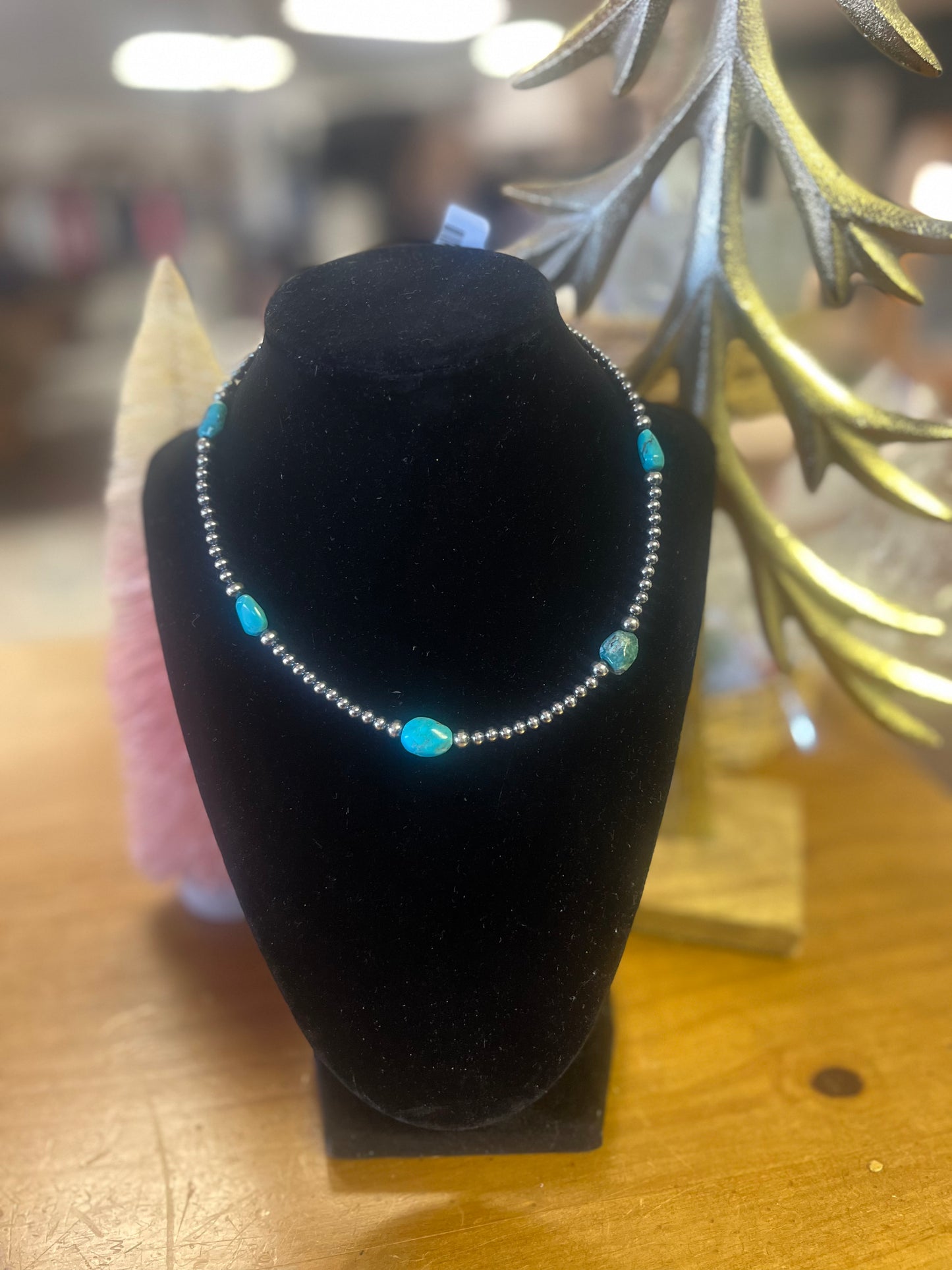Authentic Navajo and Turquoise Choker