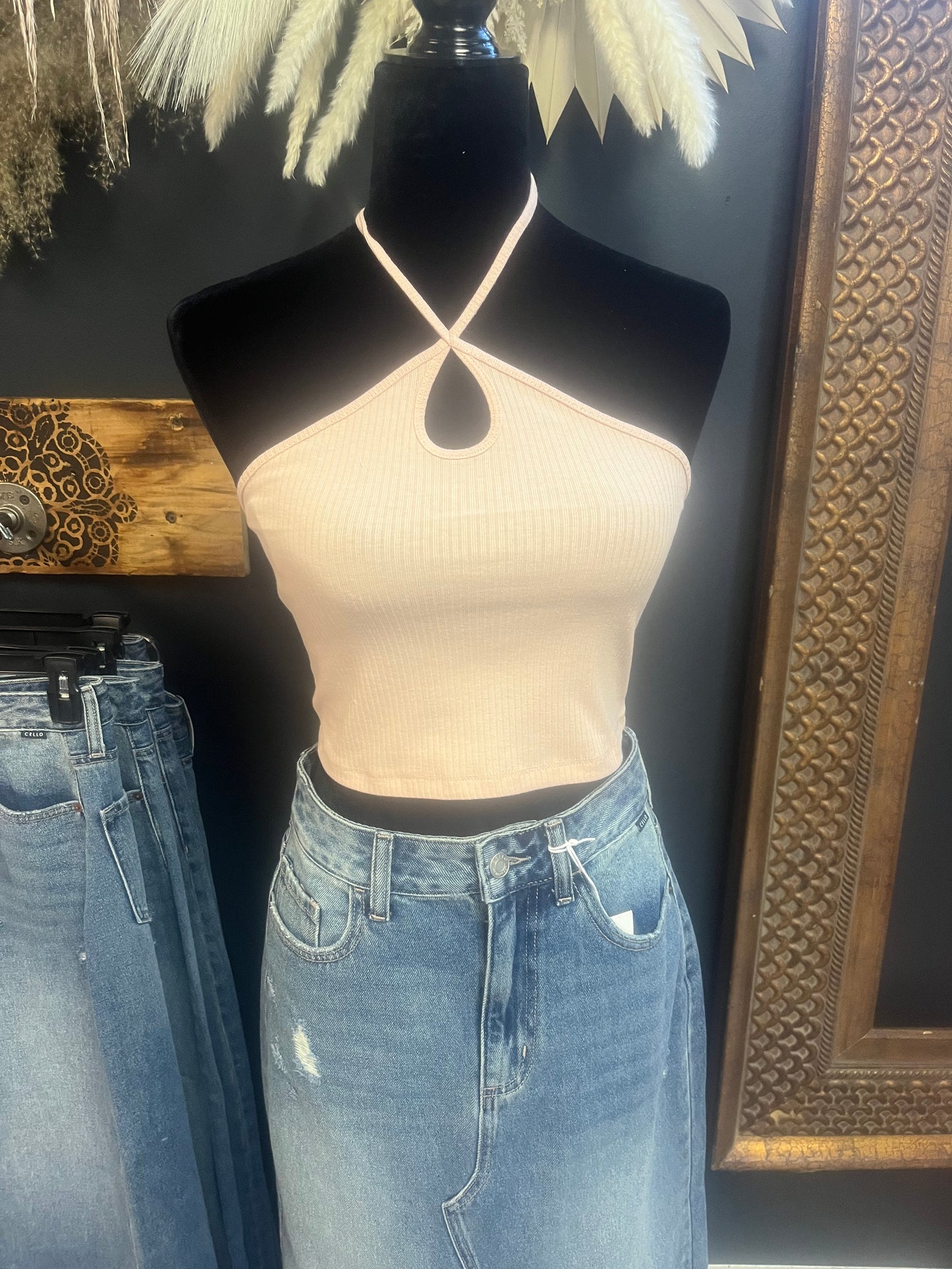 Keyhole Crop Top *2 Colors*