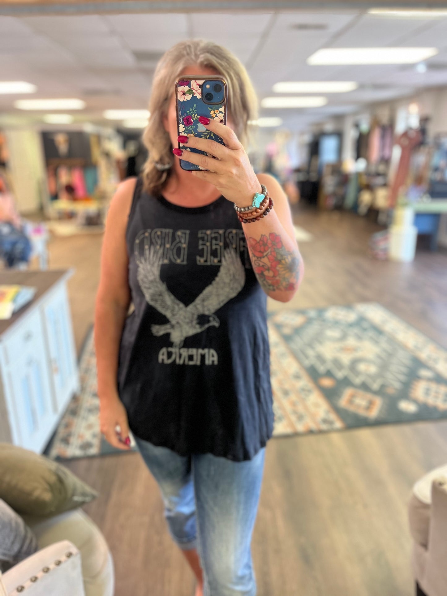 Free Bird Tank top