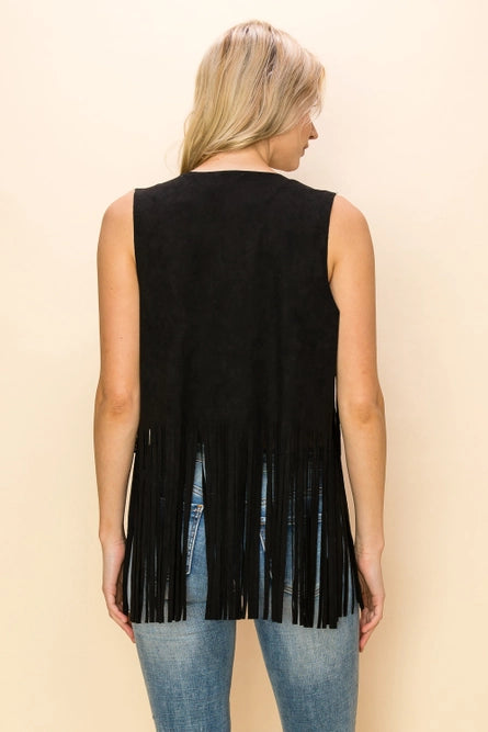 Fringe Suede Vest